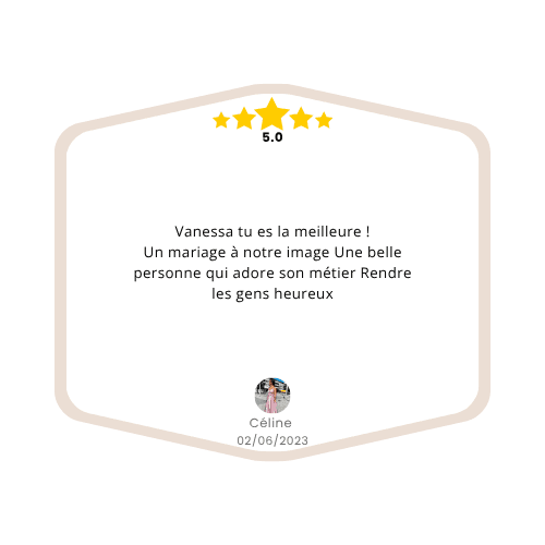 Témoignage haut de gamme d’un couple satisfait des services de wedding planner à Bordeaux avec Vany’s Weddings.
